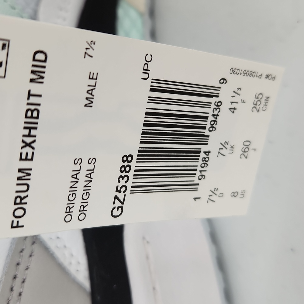 Adidas Forum Exibit Mid White Halo Mint - Picture 6 of 7